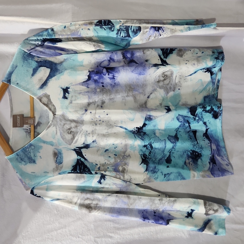 Chico's V Neck Sweater/Top S